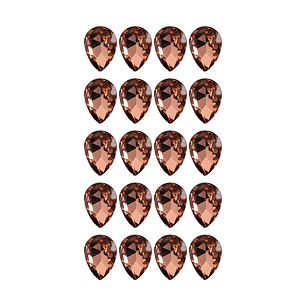 Strass Gota 13x18mm Damasco