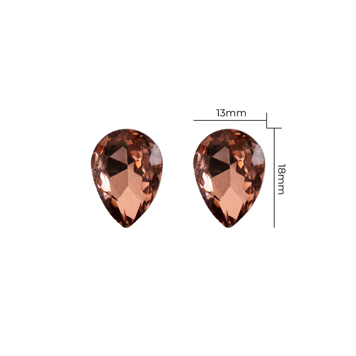 Strass Gota 13x18mm Damasco 1