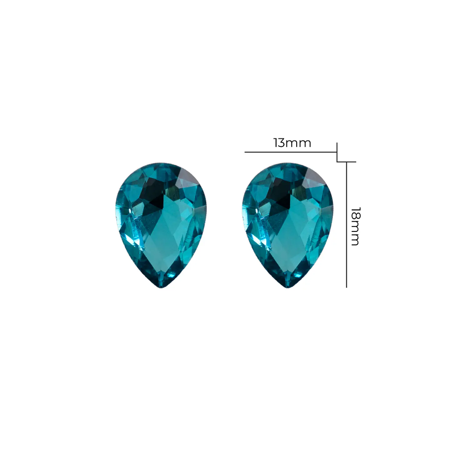 Strass Gota 13x18mm Calipso 1