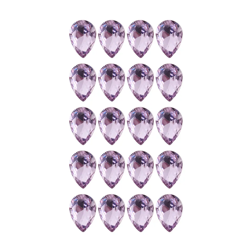 Strass Gota 10x14mm Morado Claro 2