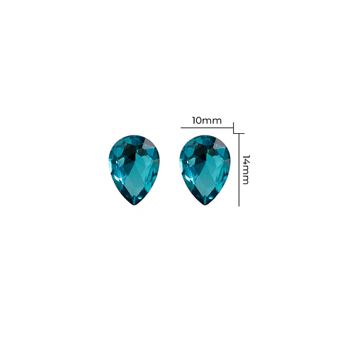 Strass Gota 10x14mm Calipso