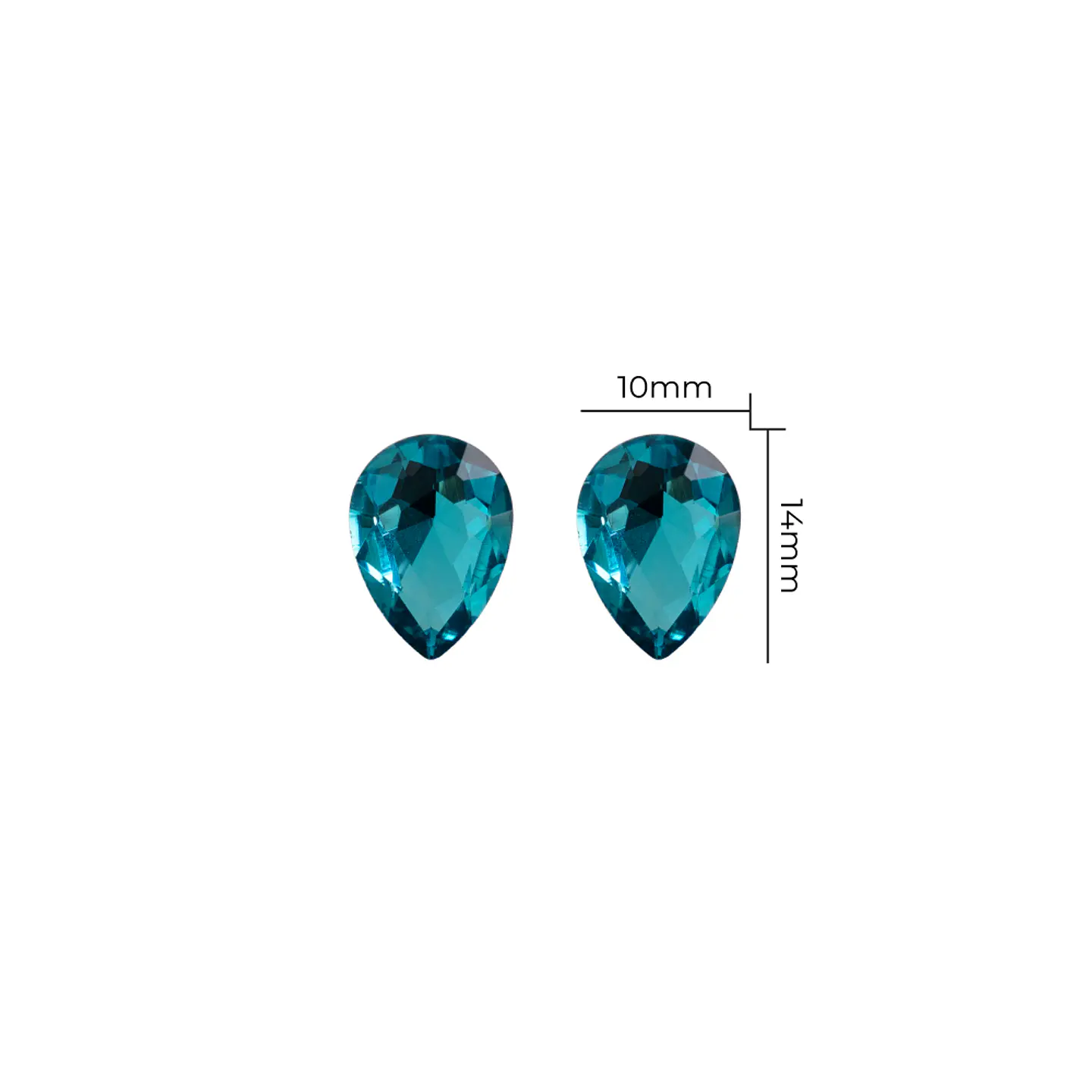 Strass Gota 10x14mm Calipso 1
