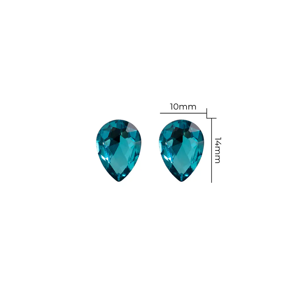 Strass Gota 10x14mm Calipso 1