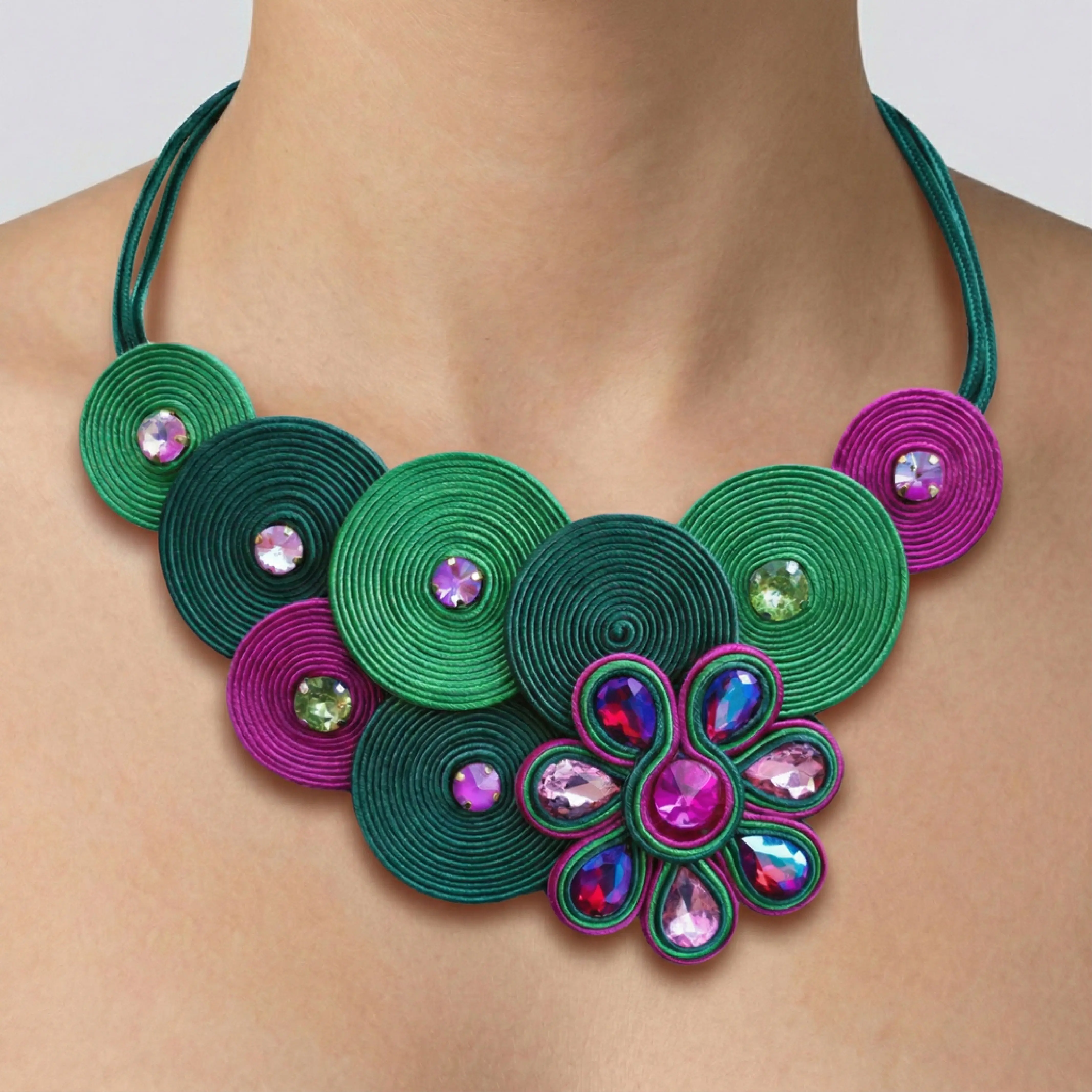 Collar Florencia Verde