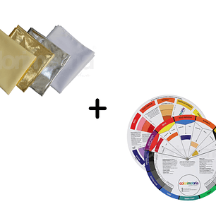 Telas Lame + Círculo Cromático LP