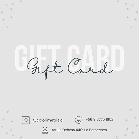 Gift Card: Test de Colorimetría + Paleta de Maquillaje 