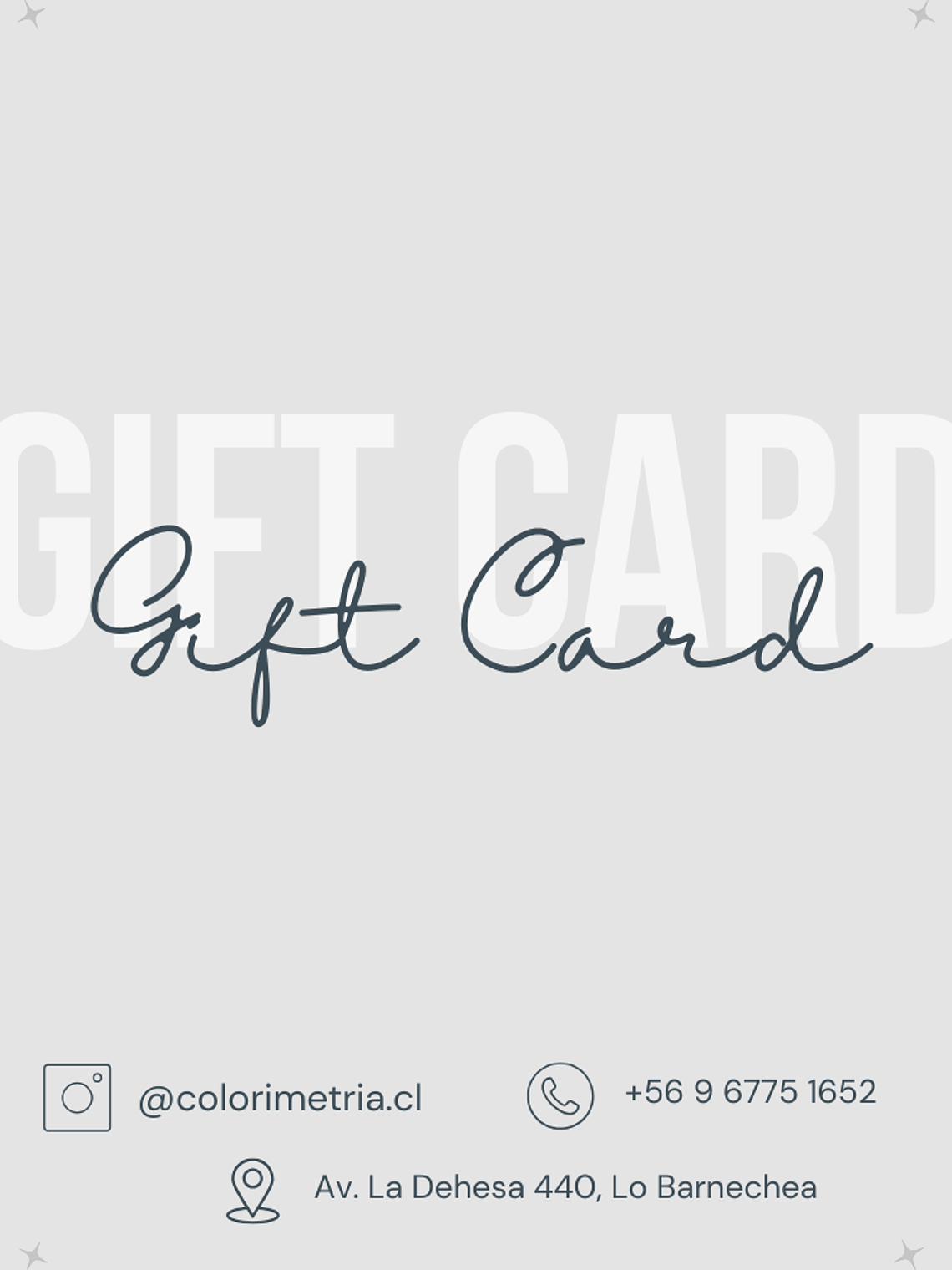 Gift Card: Test de Colorimetría + Paleta de Colores 1