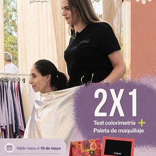 Test de Colorimetría Personal + Paleta de Maquillaje 