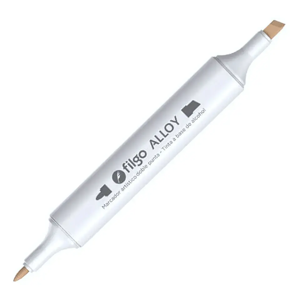 Set 12 Marcadores al Alcohol Tonos Piel - Filgo Alloy 2