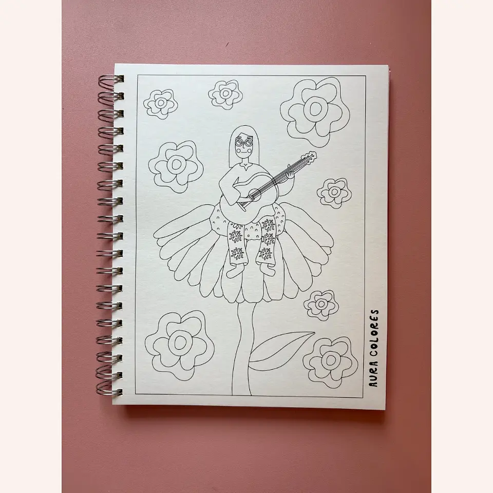 Libro para colorear Florecer Místico - Aura Colores 2