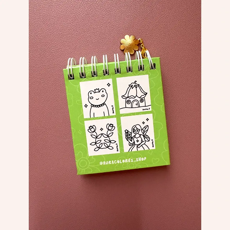 Pack 3 mini libros para colorear - Aura Colores 4
