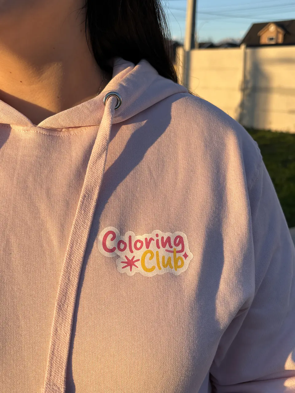 Coloring Girl Hoodie by Coloring Club 3