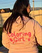 Coloring Girl Hoodie by Coloring Club - Miniatura 2