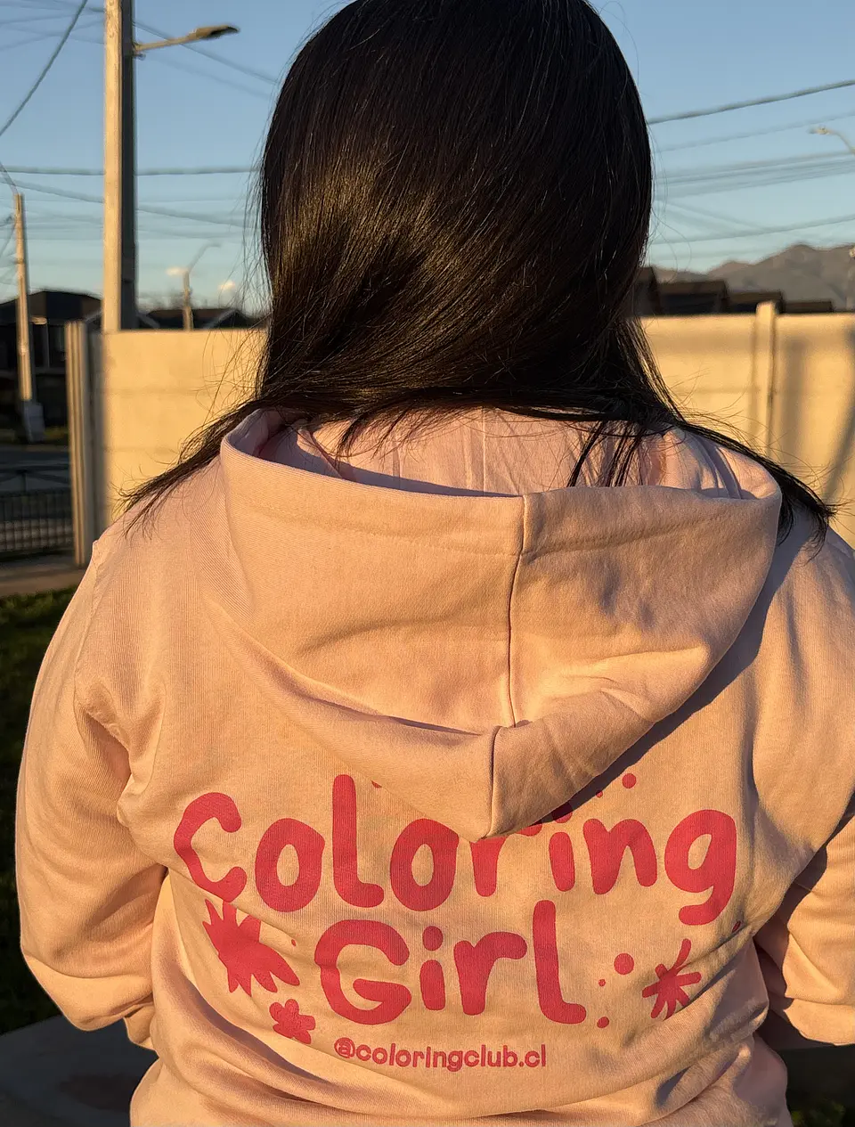 Coloring Girl Hoodie by Coloring Club 4
