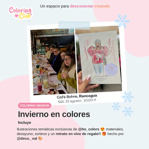 Sesión de coloring 22 de agosto - Rancagua