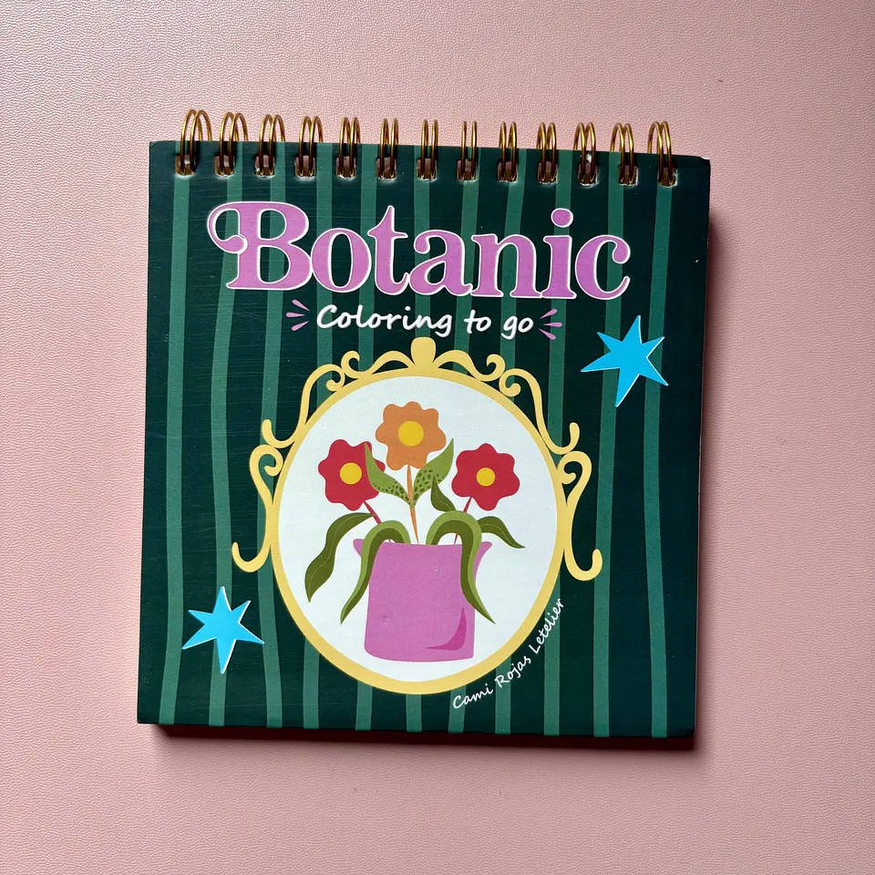 Libro para colorear BOTANIC - La Purpurina 1