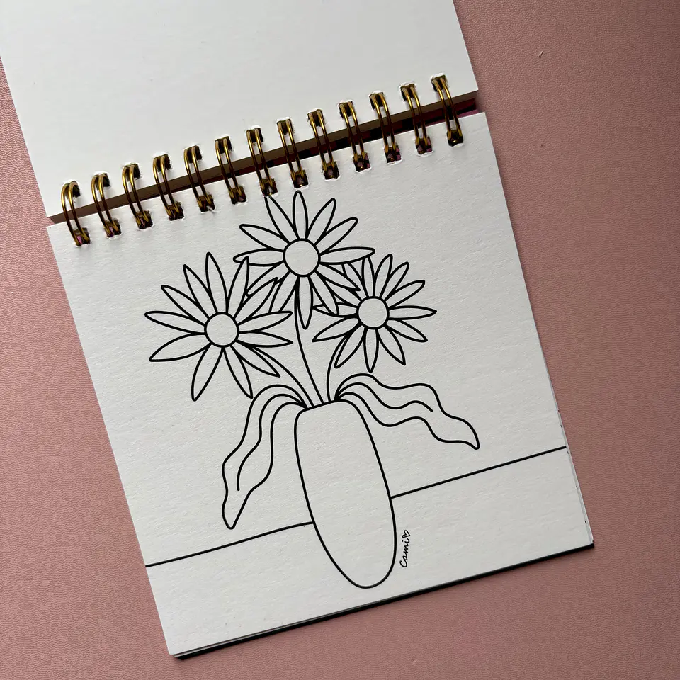 Libro para colorear BOTANIC - La Purpurina 4