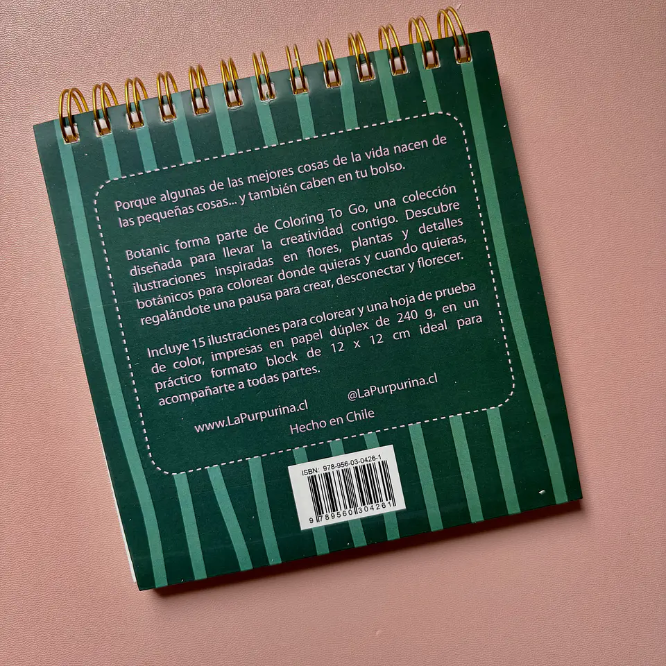 Libro para colorear BOTANIC - La Purpurina 5