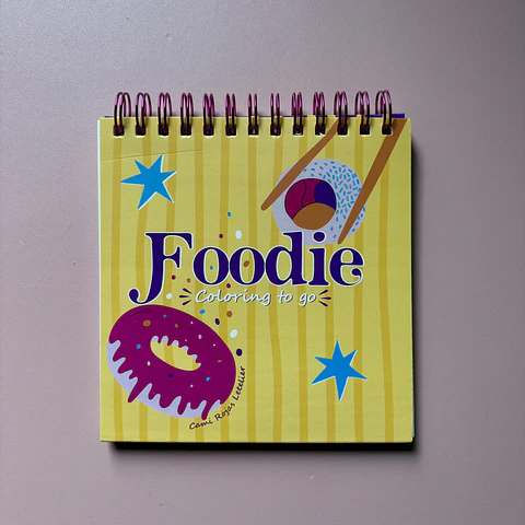 Libro para colorear FOODIE - La Purpurina