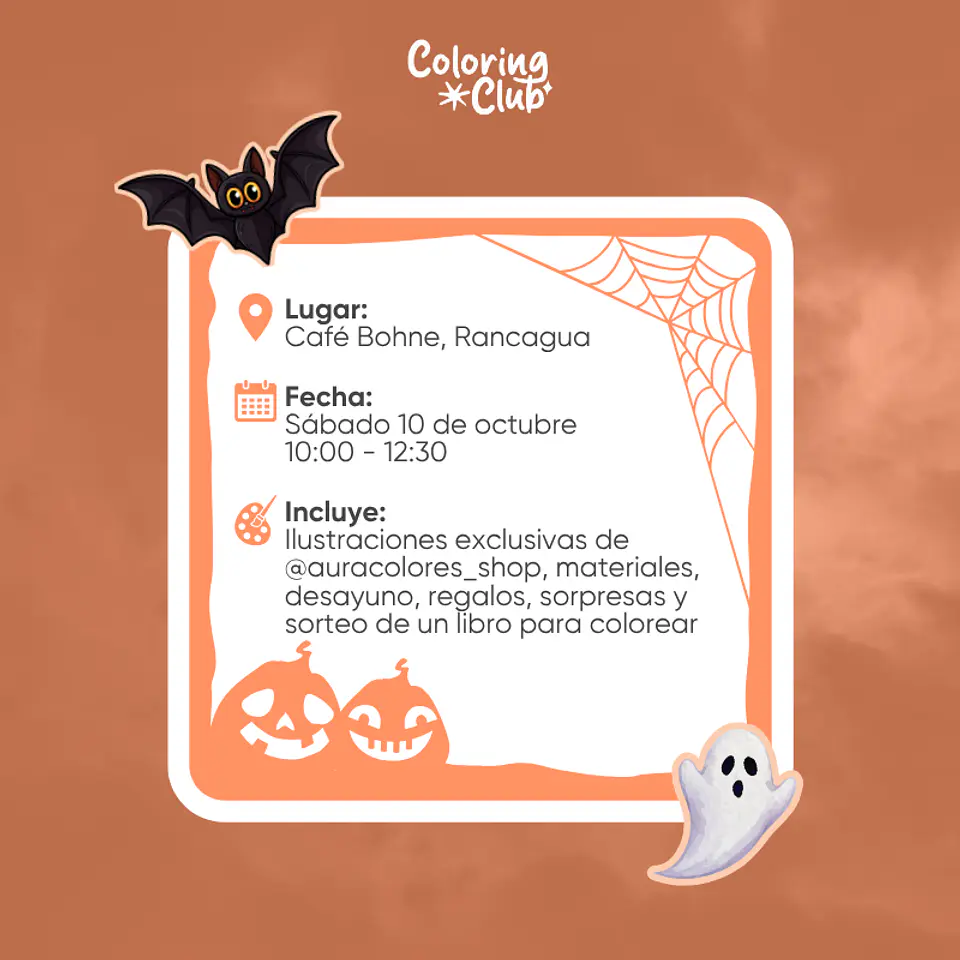 Spooky Coloring Session - Rancagua 🎃 2
