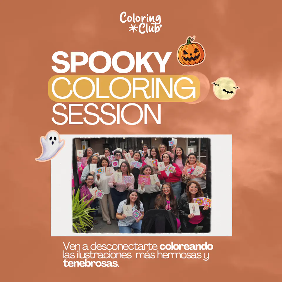 Spooky Coloring Session - Rancagua 🎃 1