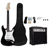 Set de Guitarra Electrica Freeman FULL ROCK color negro