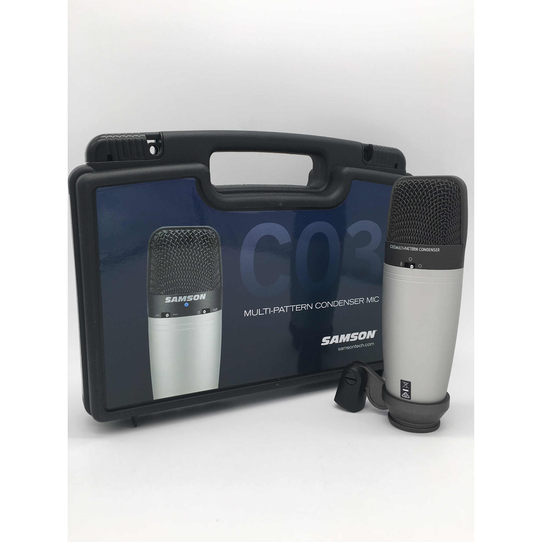 Microfono condensador Samson C03 GY multipatron