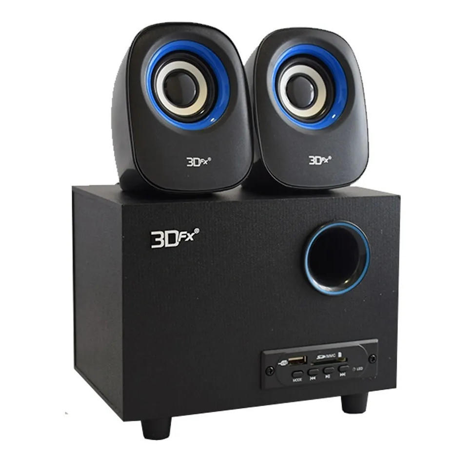 Parlantes Activos 2.1 3DFX Atomix