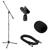 Pack de Accesorios Microfono Samson MK5 Stand BK