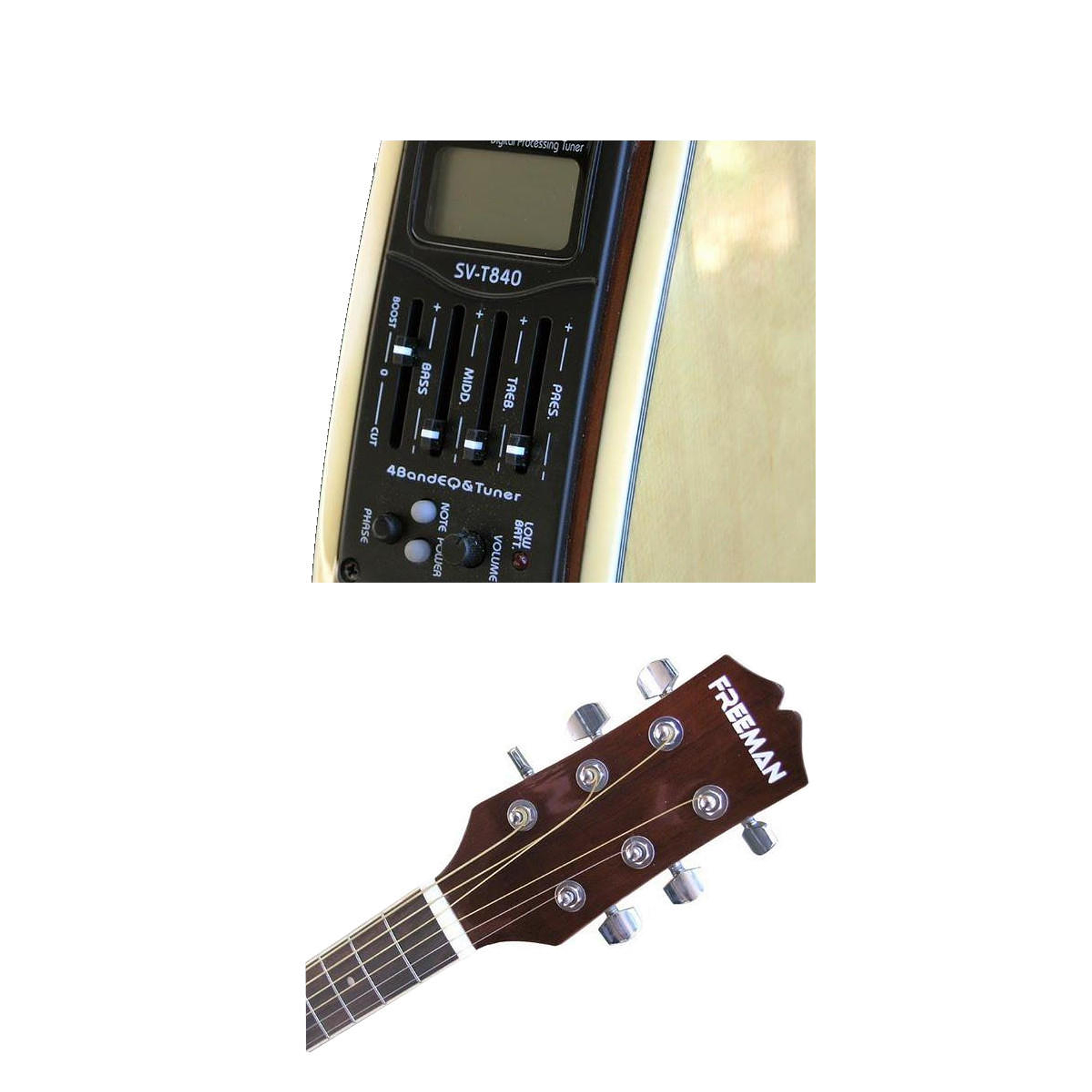 Guitarra Electroacustica Freeman FRA95SCET NT