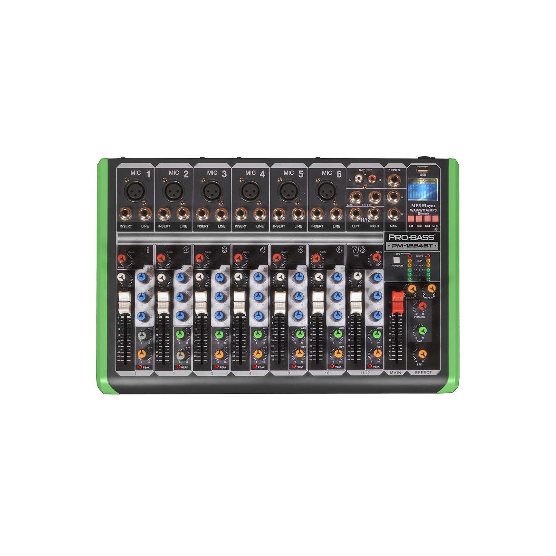 Mixer Analogo Probass PM-1224BT