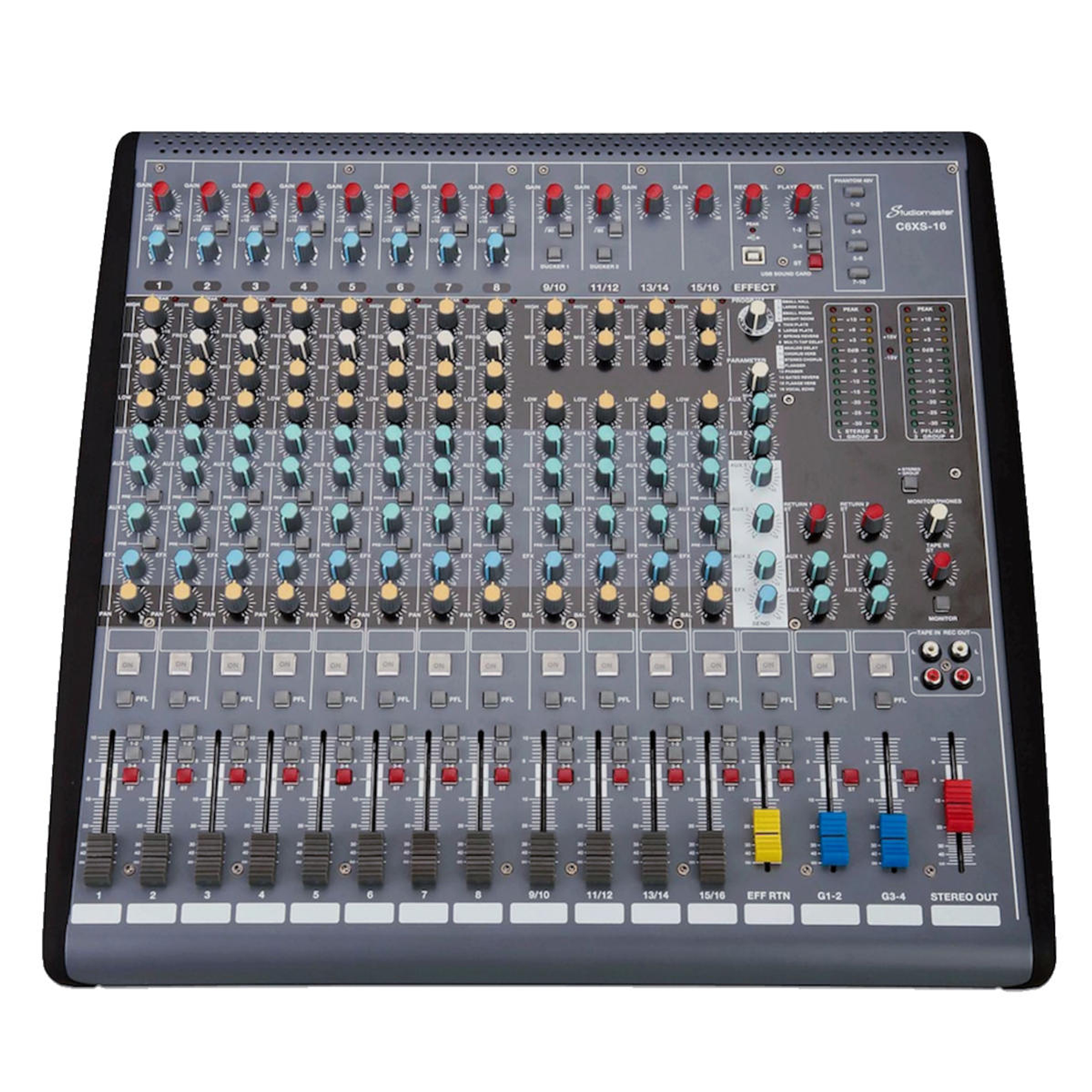 Mixer Analogo 16 Canales Studiomaster C6XS-16