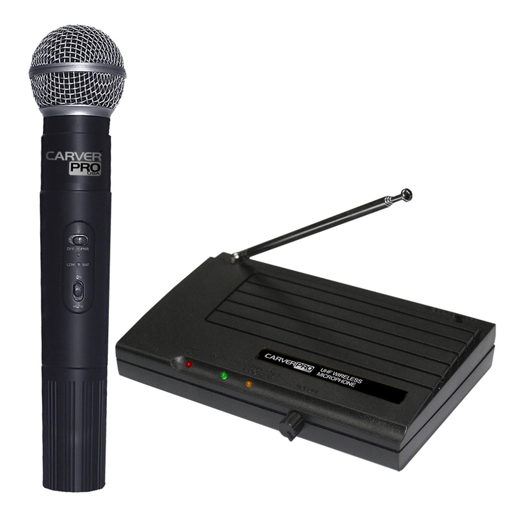 Microfono Inalambrico de Mano CarverPro CVR-100/UHF