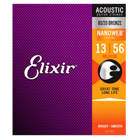 Cuerdas para guitarra acustica Elixir 11102