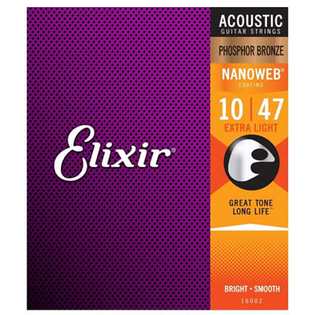 Cuerdas para guitarra acustica Elixir 16002