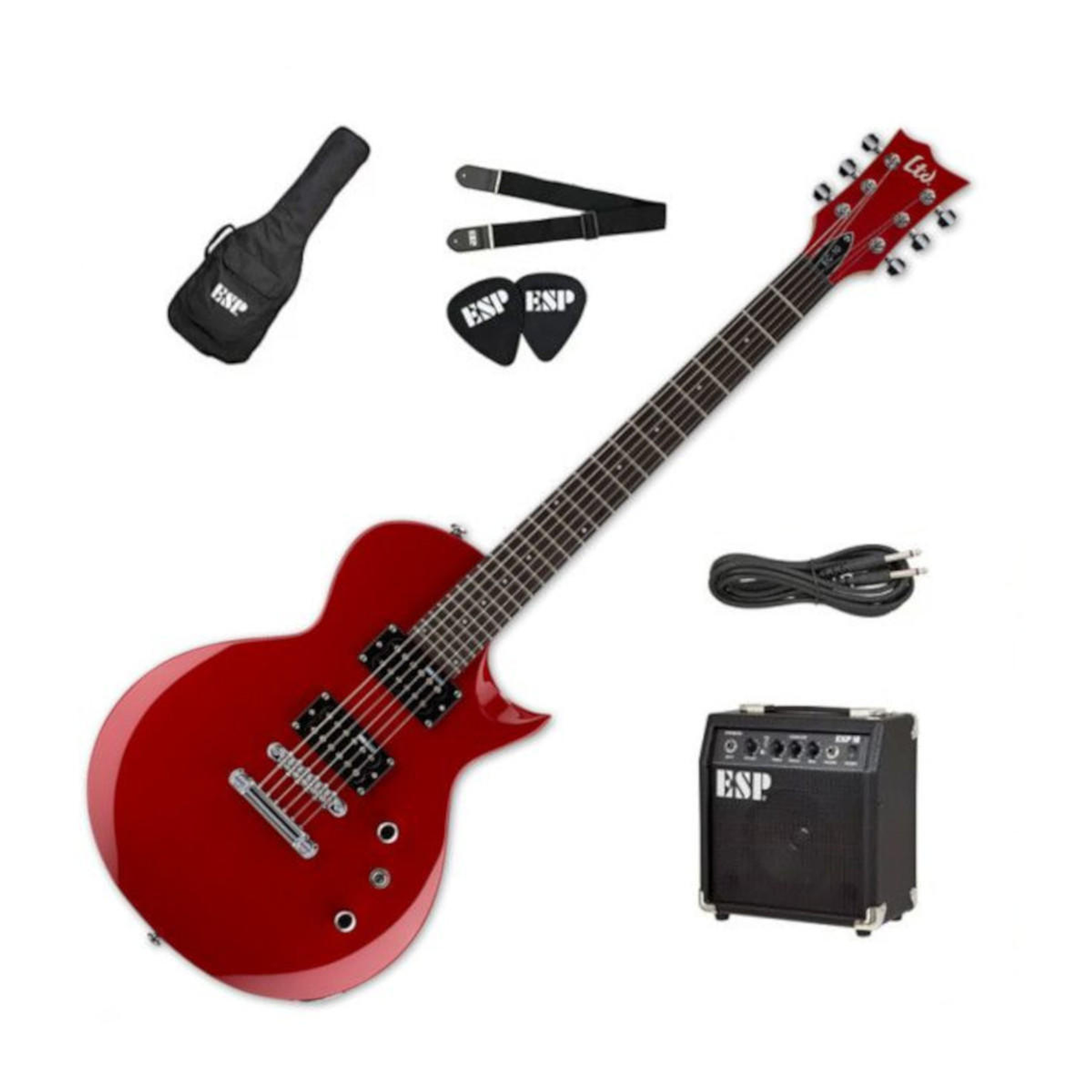 Pack Guitarra Electrica LTD EC-10 Pack RD