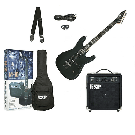 Set de Guitarra Electrica LTD M-10 BK
