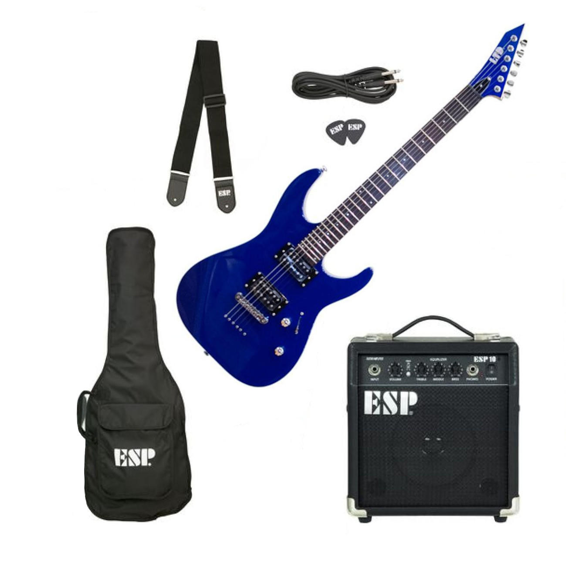 Set de Guitarra Electrica LTD M-10 BL