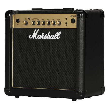 Amplificador Guitarra Electrica Marshall MG15R Gold