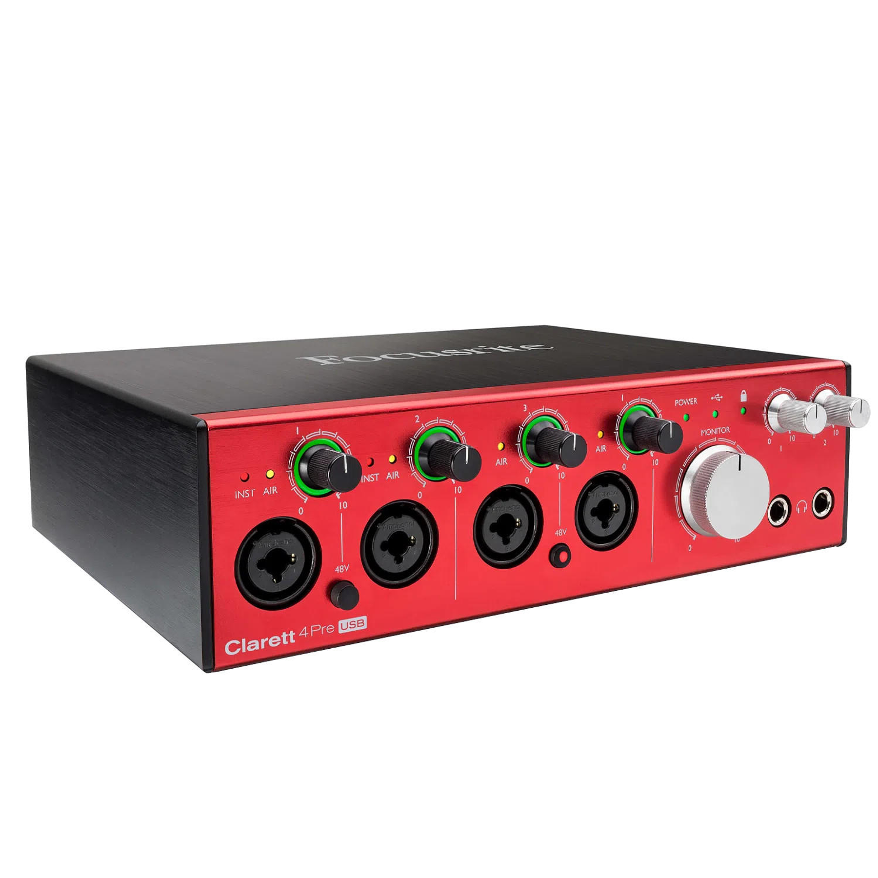 Interfaz de Audio Focusrite Clarett 4Pre USB