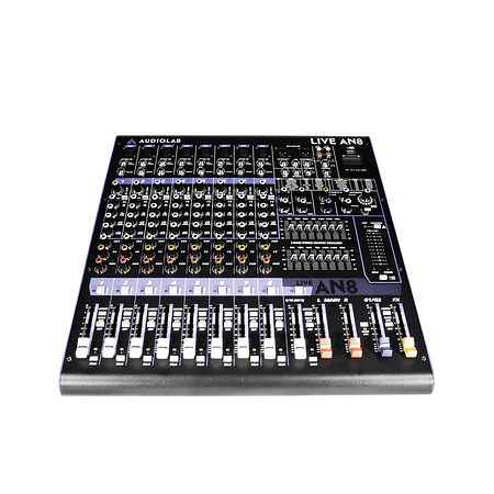 Mixer Analogo 8 canales Audiolab LIVE AN8