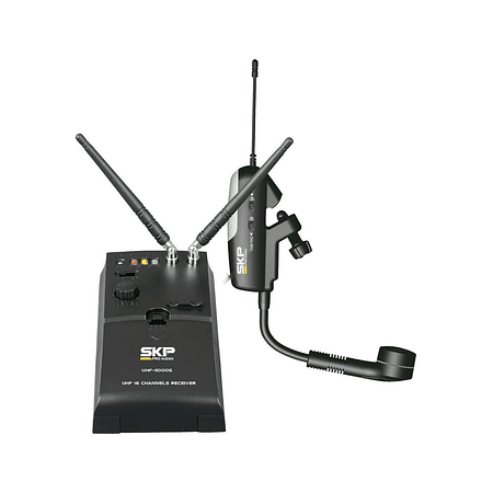Sistema inalambrico para Saxofon SKP UHF 4000S