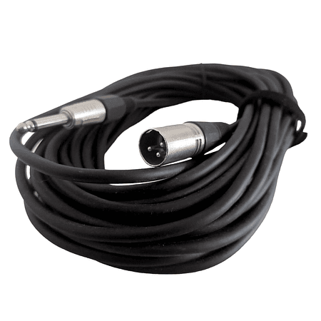 Cable XLR-Plug 6,3mm de 10mt Alpha Pro BULK CAA-609