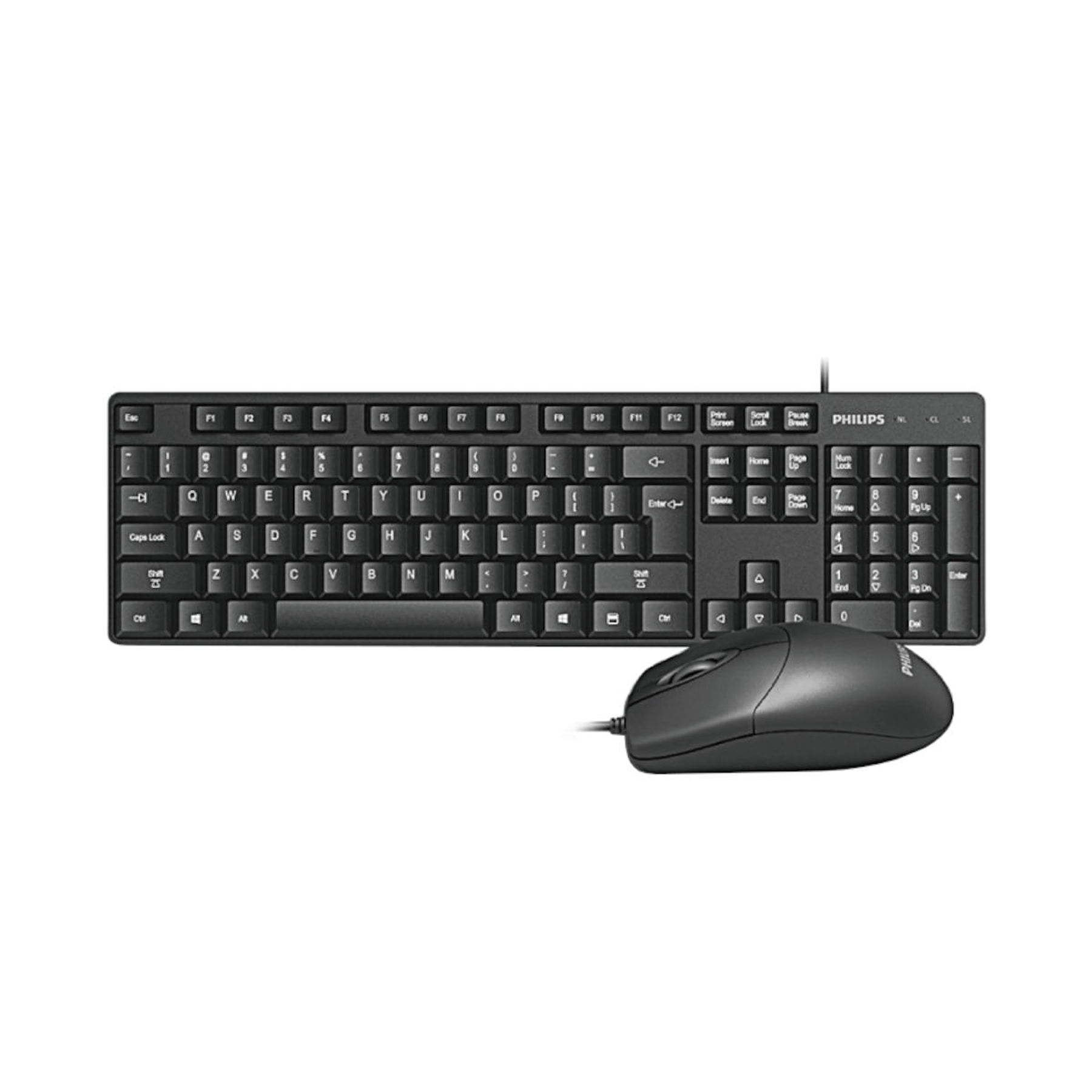 Combo Kit Teclado + Mouse USB Philips C254 (SPT6254 SP)