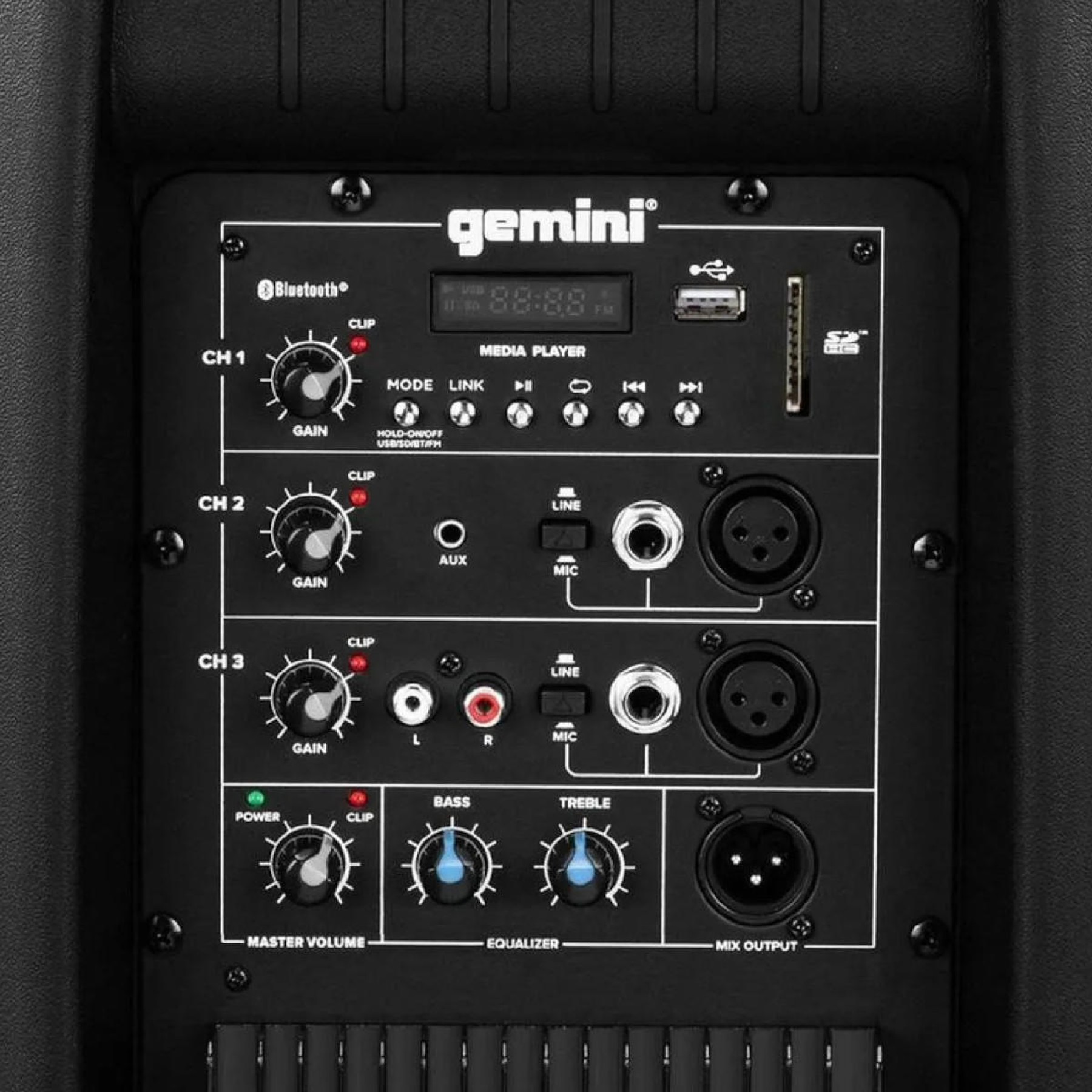 Caja Activa de 15'' Bluetooth Gemini AS-2115BT
