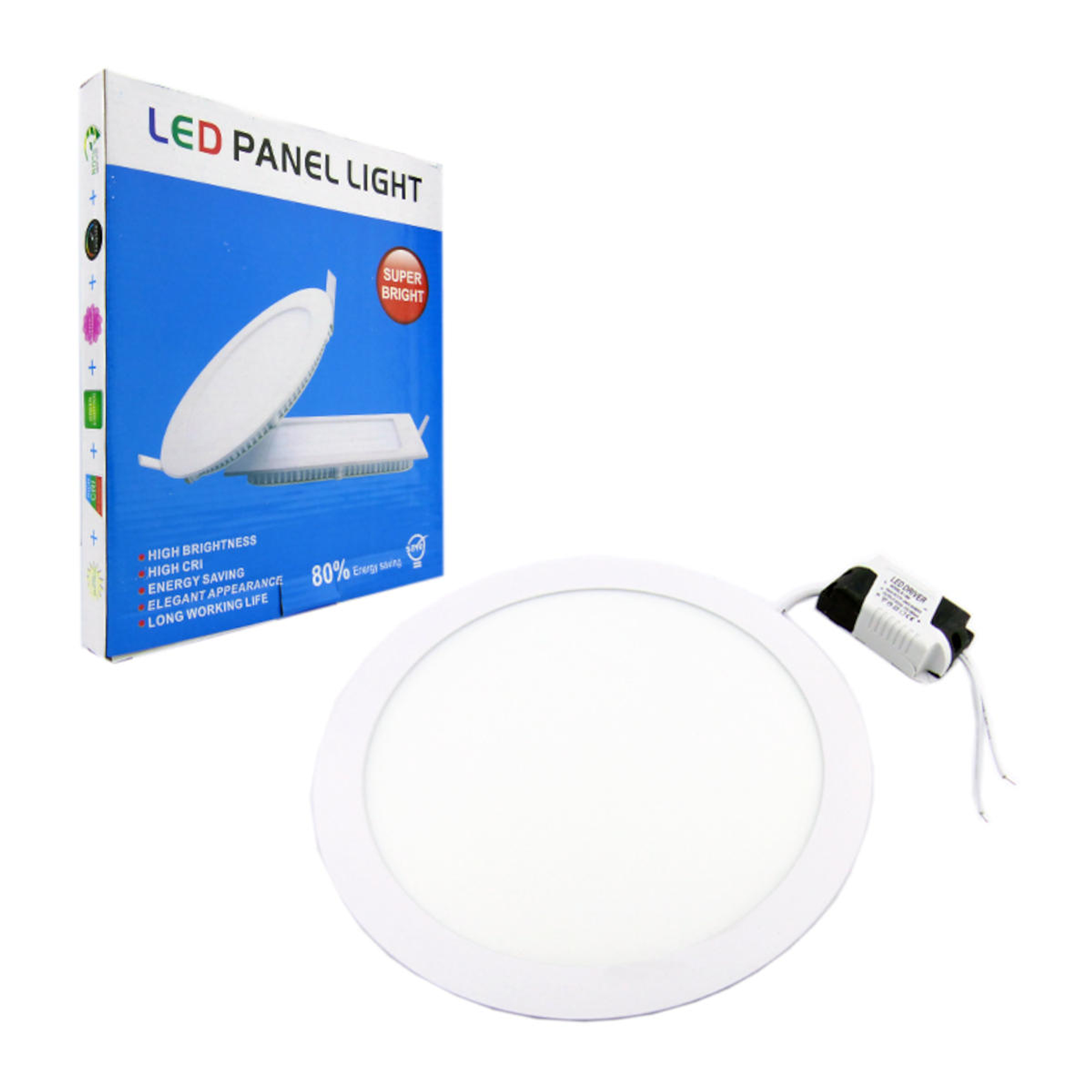 Foco LED panel embutido 18W blanco Save 2712