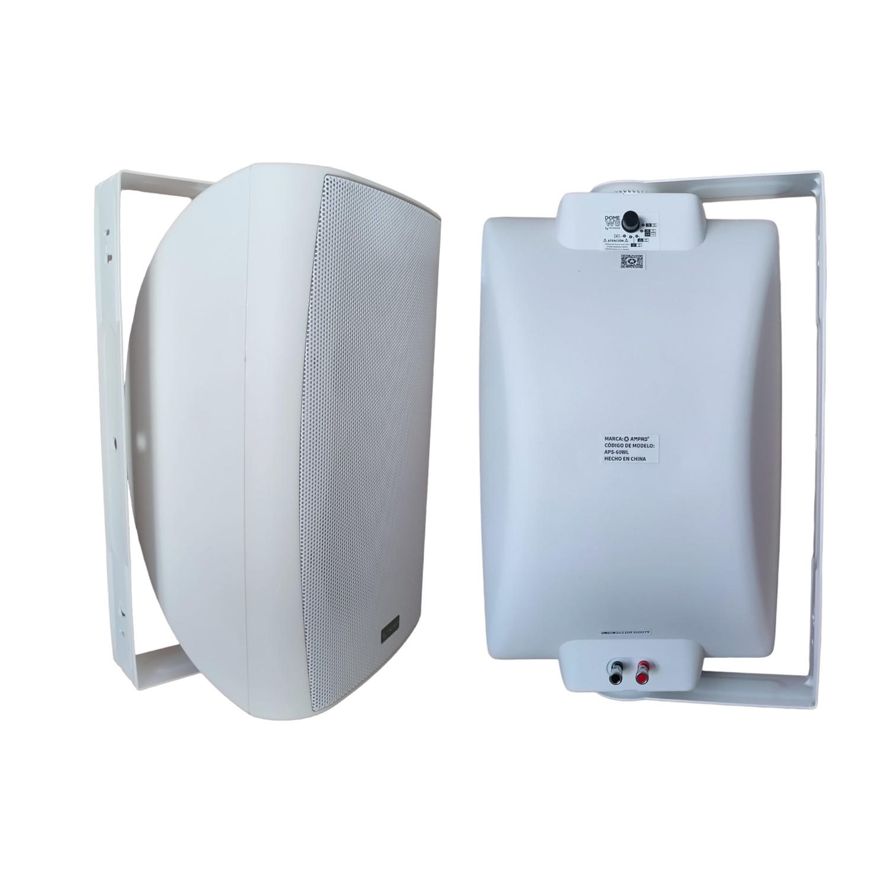 Parlantes Ambientales Tecshow DOME W8 Blanco (par)