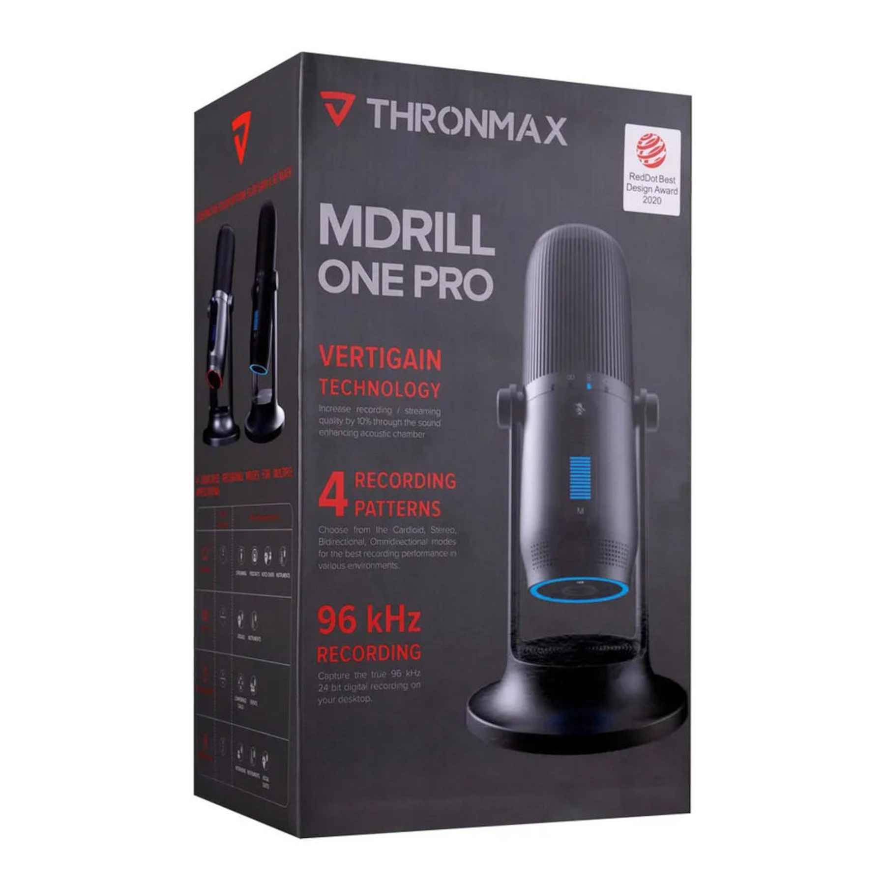 Microfono Condensador USB Thronmax MDrill One Pro Black