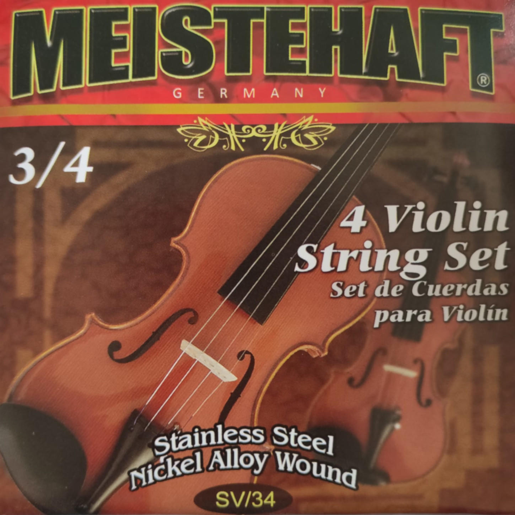 Set de cuerdas para violin 3/4 Meistehaft SV/34