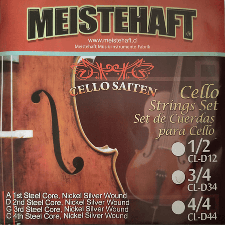 Set de cuerdas para violonchelo 3/4 Meistehaft CL-D34